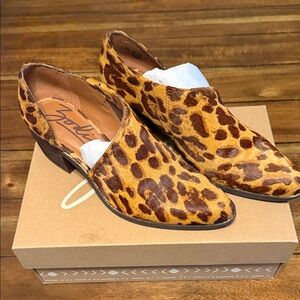 Zodiac Animal Print Heeled Boots